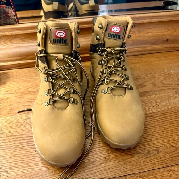 Ecko Unlimited Tan Hiking Work Boots Brand New! - Picture 6 of 9